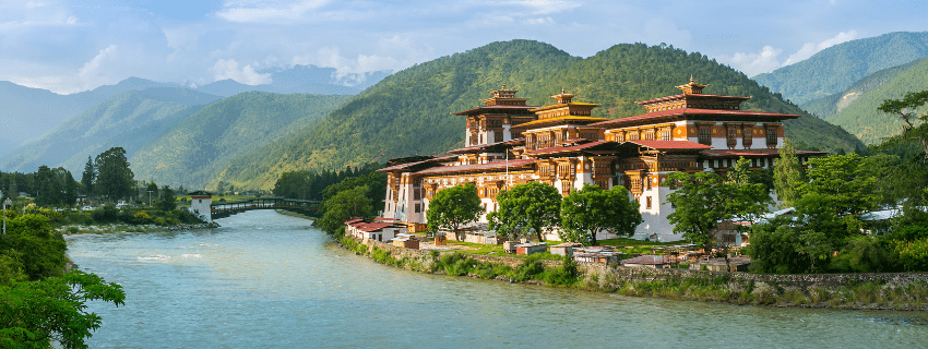 Punakha Dzong, old capital of Bhutan
