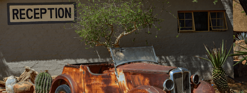 Solitaire petrol station, Namibia 