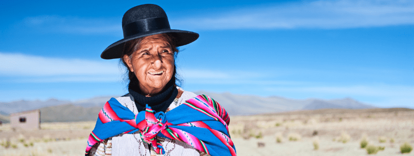 Bolivian woman 