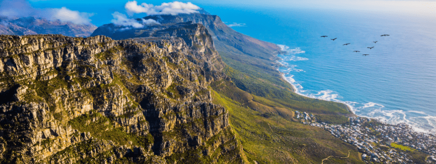 Table mountain hike, Cape Town