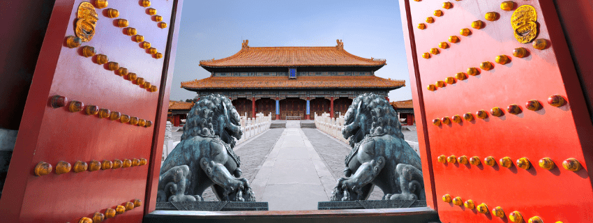 Forbidden city China 