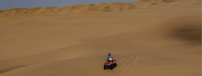 Swakopmund quad biking, Namibia 