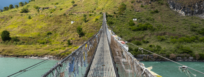 Punakha suspension bridge 