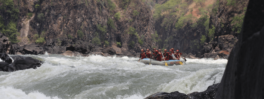 Rafting Victoria Falls