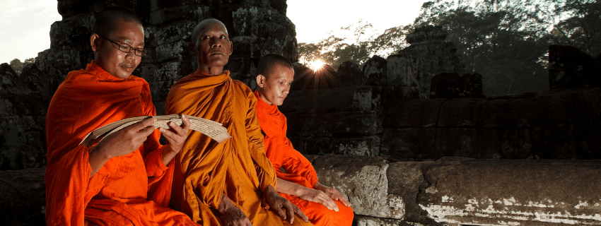 Monks in Siem Reap 