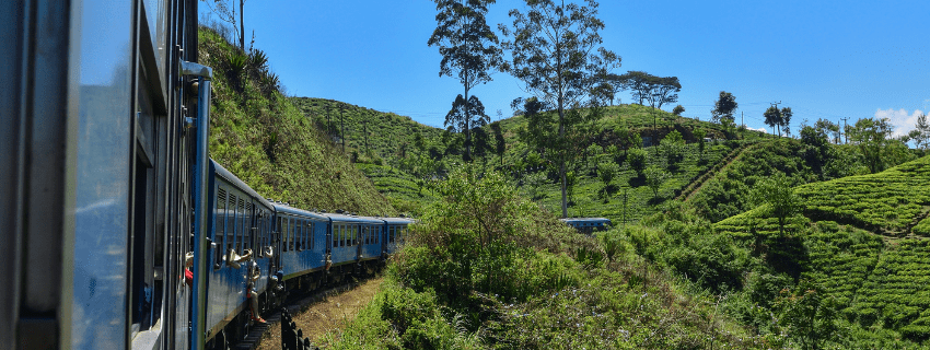 Train trip Sri Lanka