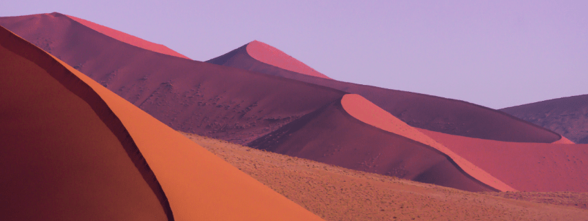 Sossusvlei dunes in Namibia 